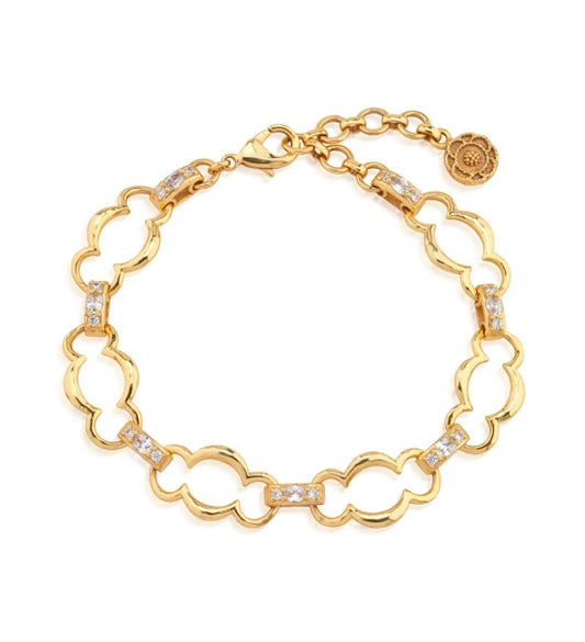Capucine de Wulf Maharani Grande Chain Bracelet - Clear Cubic Zirconia