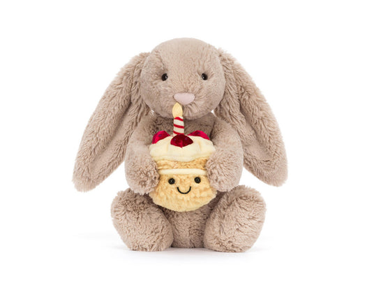 Bashful Beige Bunny ‘Birthday’