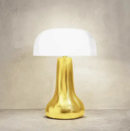 Michael Aram Gold Mushroom Table Lamp