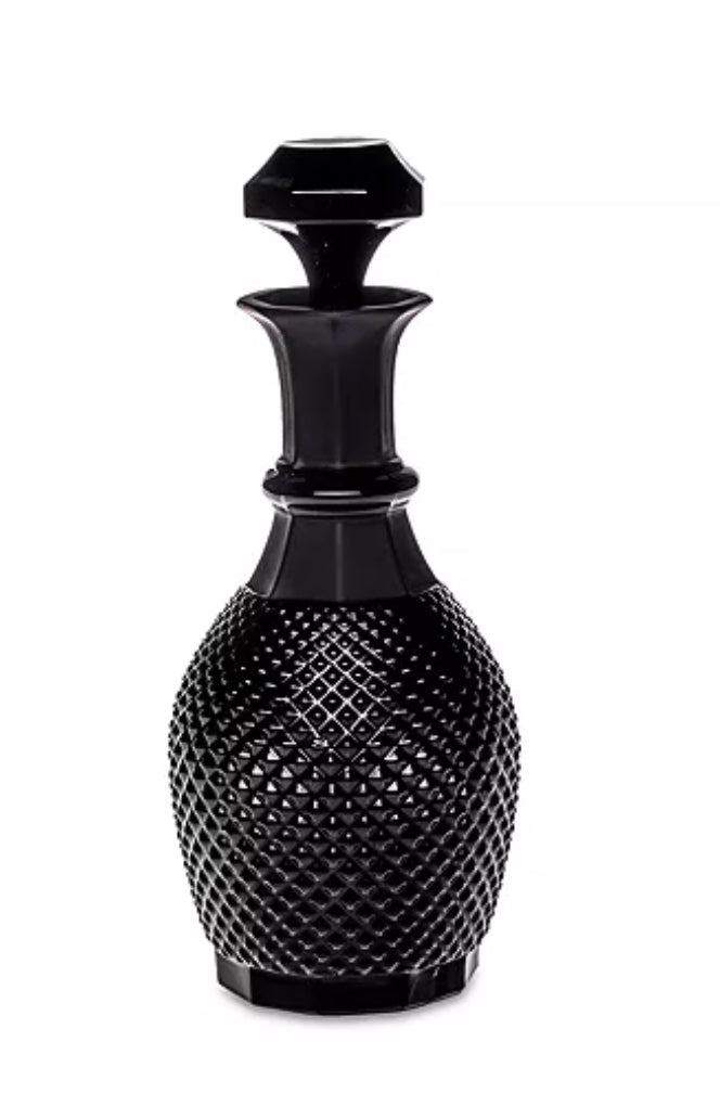 Vista Alegre Black Bicos Wine Decanter