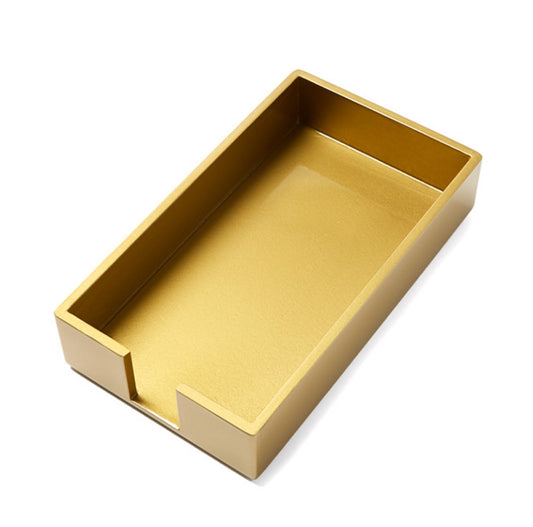 Guest Towel Caddy Gold