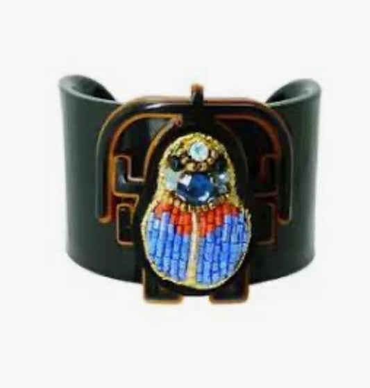 Gissa Bicalho Beetle Cuff Bracelet