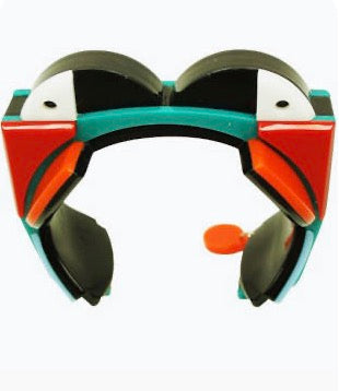 Gissa Bicalho Toucan Acrylic Bracelet