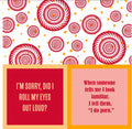 Roll Your Eyes Napkin