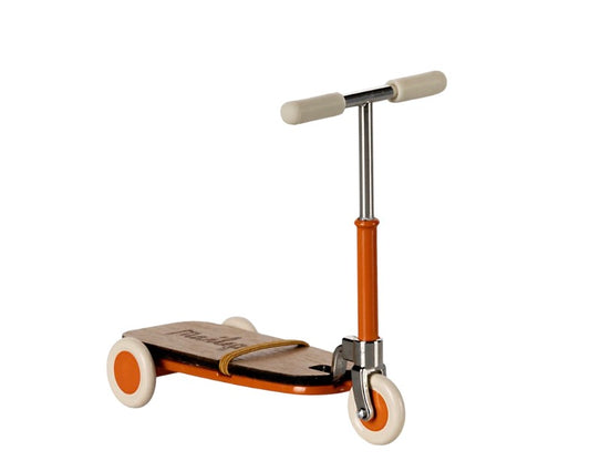 Maileg - mouse kick board, orange