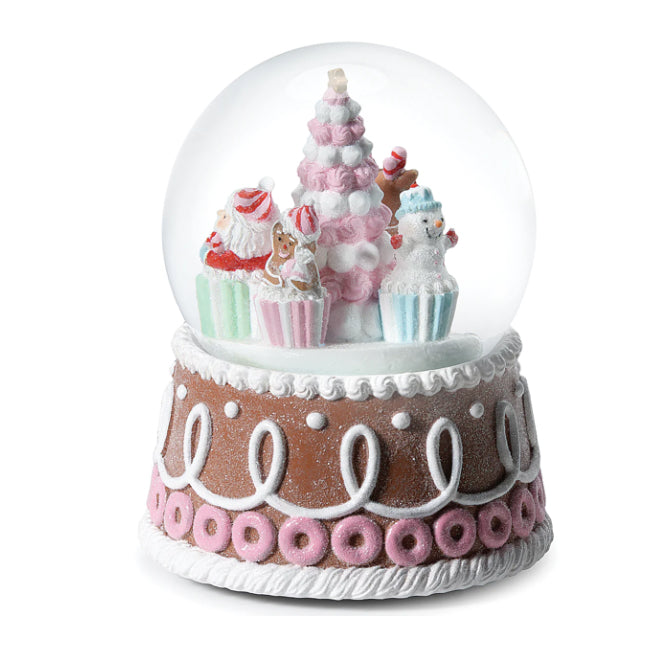 Glitterdome Musical Rotating Gingerbread - "O Christmas Tree" Tune