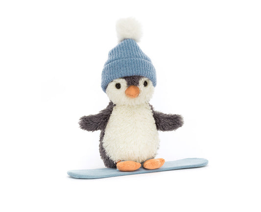 Jellycat Peanut Penguin Snowboarding