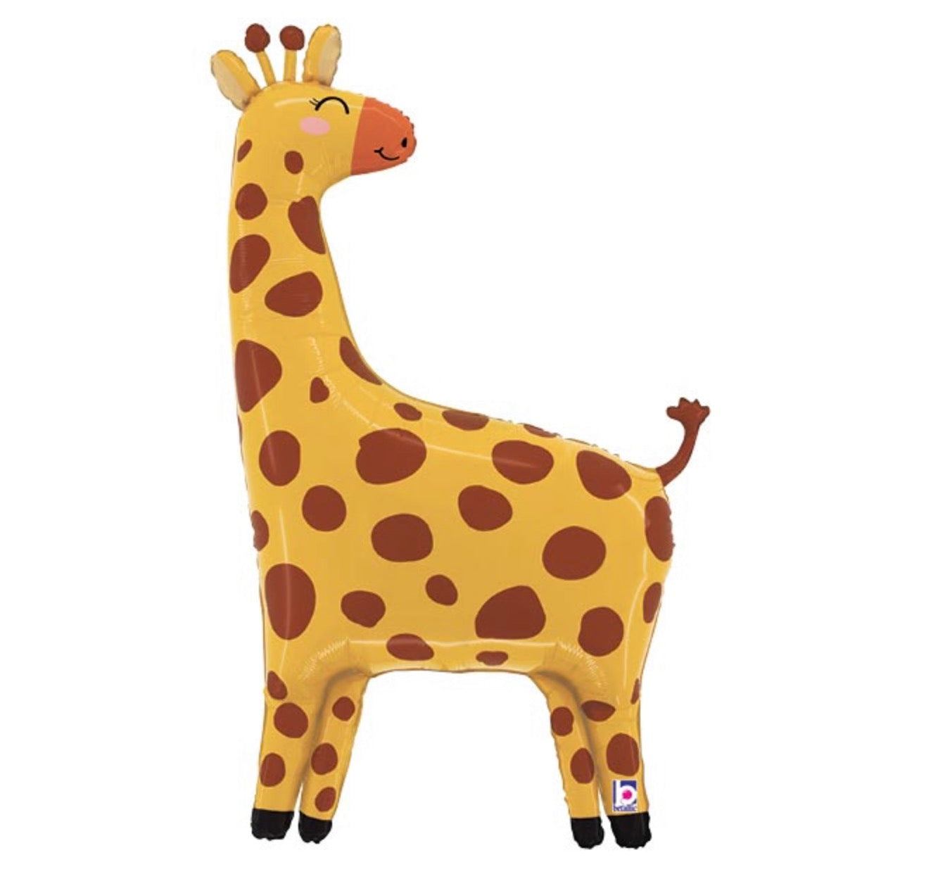 Foil Shape Giraffe Balloon, 41 inch