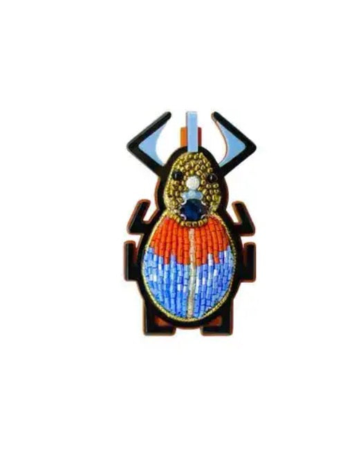 Gissa Bicalho Beetle Brooch