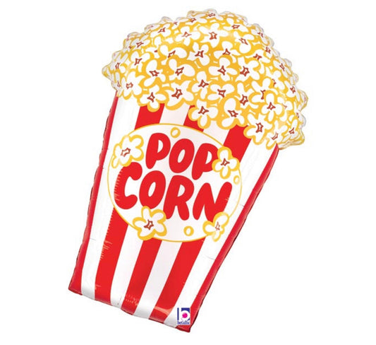 Foil Shape Pop Corn Balloon, 30 inch