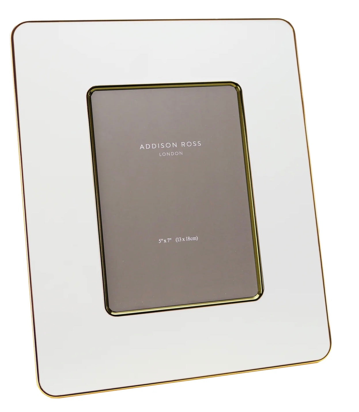 Addison Ross White & Gold Enamel Studio Photo Frame 5*7