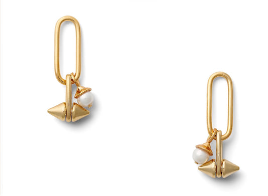 CC+Co Punk Pearl Earrings