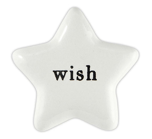 Ceramic Wish Star 2”x2”