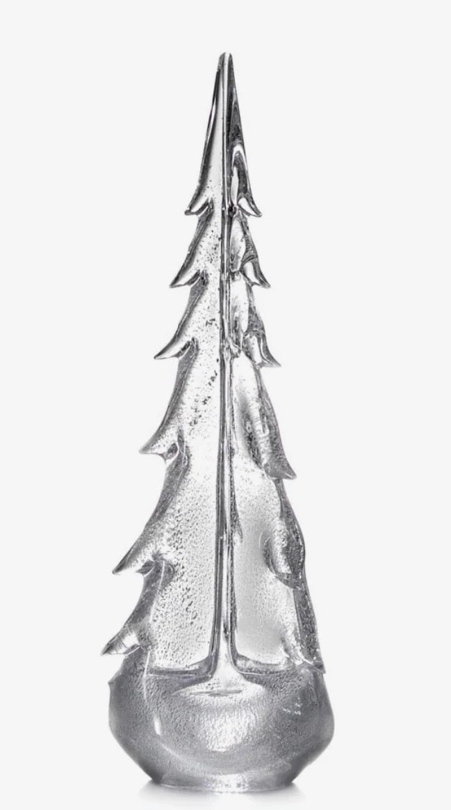 Simon Pearce Silver Leaf Evergreen