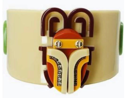 Gissa Bicalho Beetle Bracelet Brown