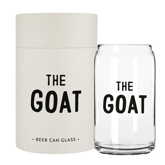The Goat Beer Can Glass