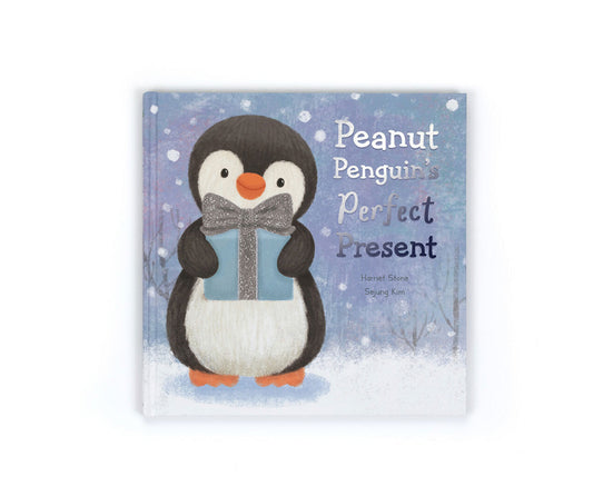 Jellycat Peanut Penguin’s Perfect Present Book