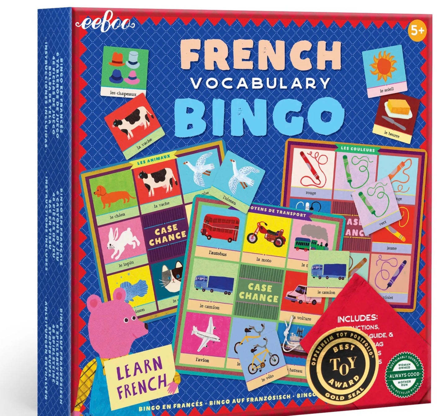 French Vocabulary Bingo