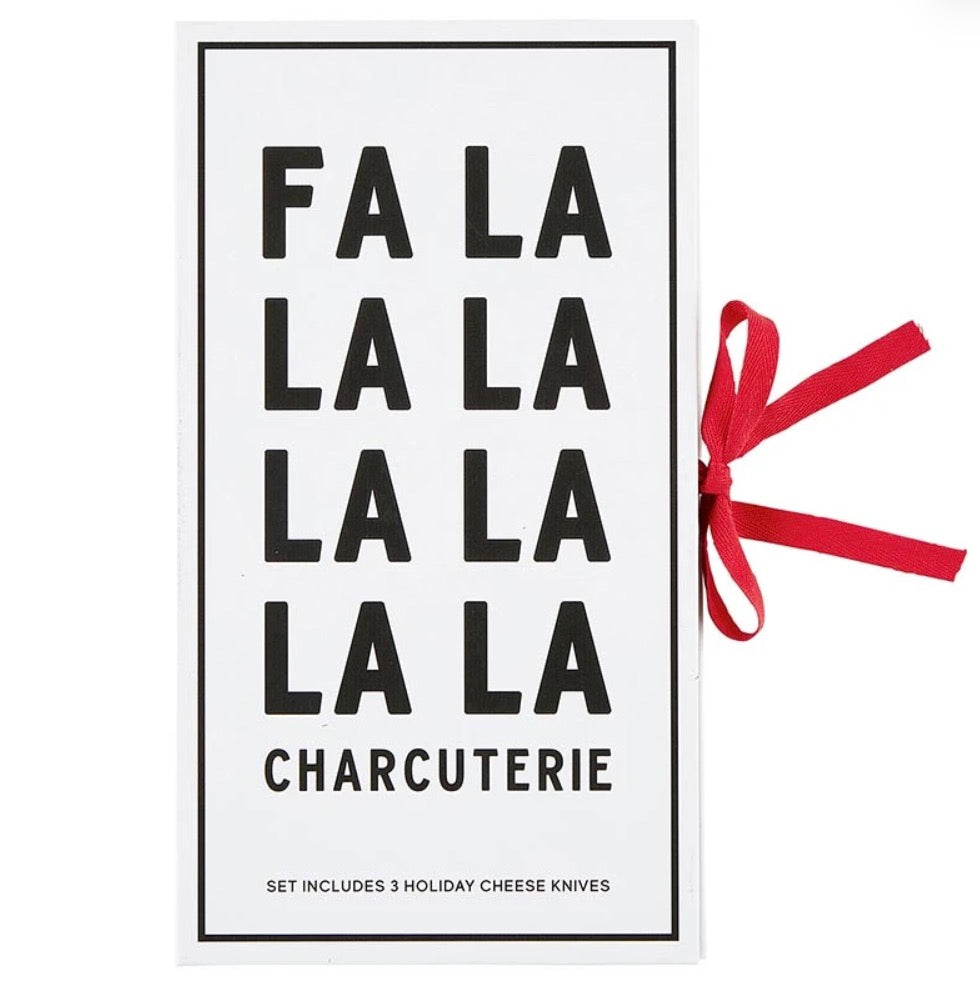 Fa La La Charcuterie Knives Red