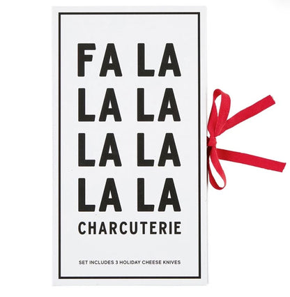 Fa La La Charcuterie Knives Red