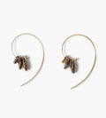 Chan Luu Wire Thread Earrings Abalone