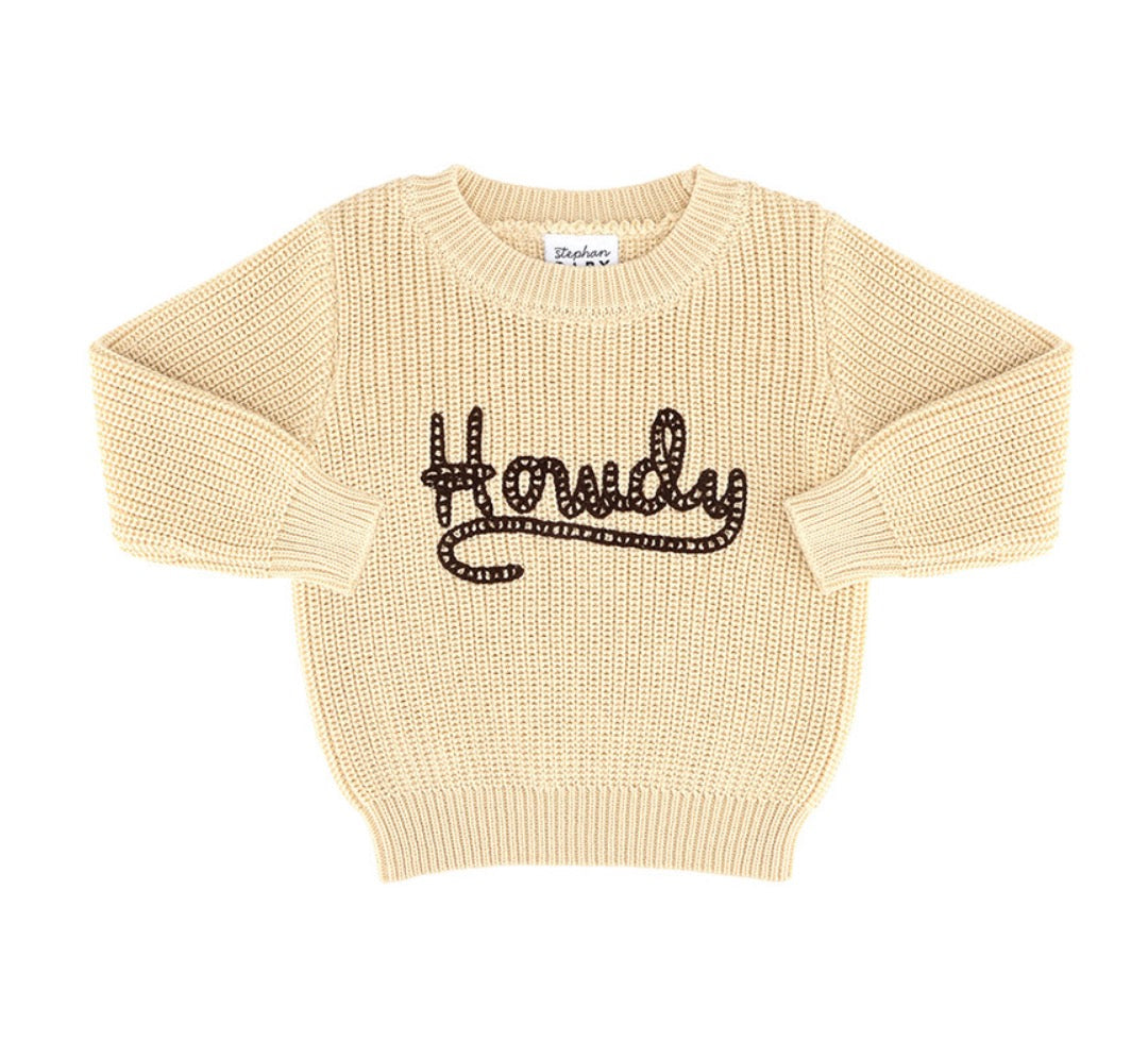 Howdy Baby Sweater