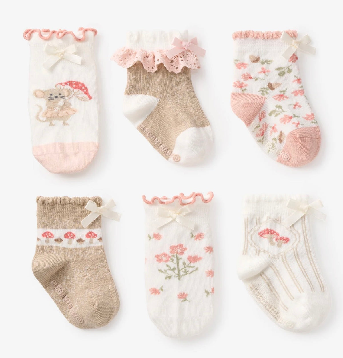 Elegant Baby Magical Mouse Socks