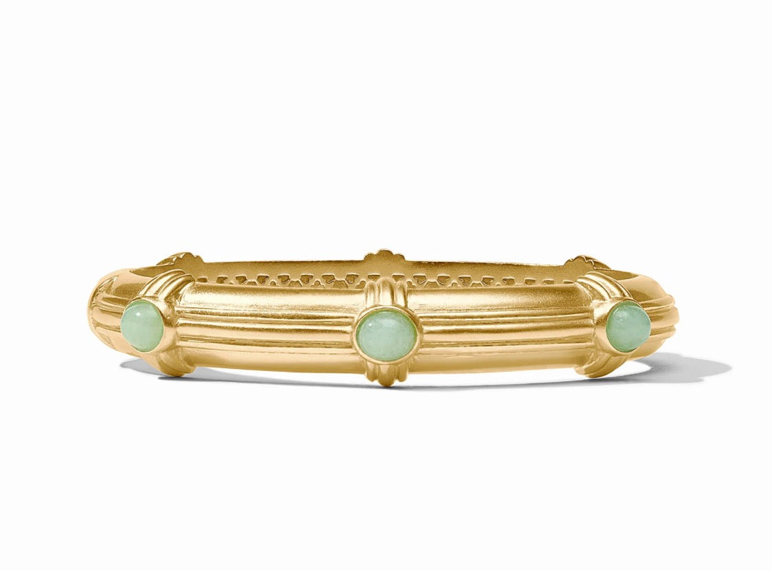 Julie Vos Portofino Stone Hinge Bangle