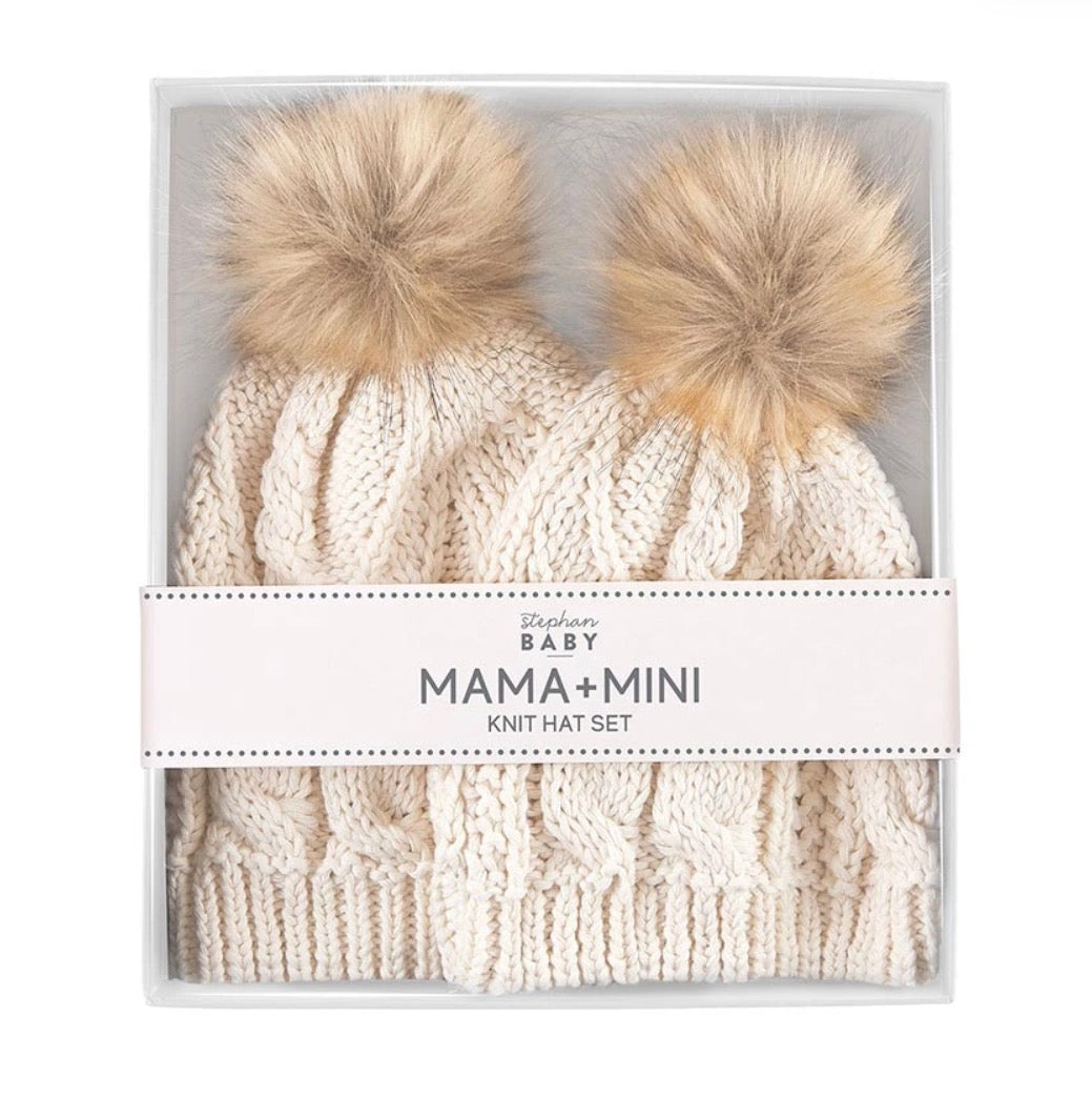 Mama & Mini Knit Hat Set