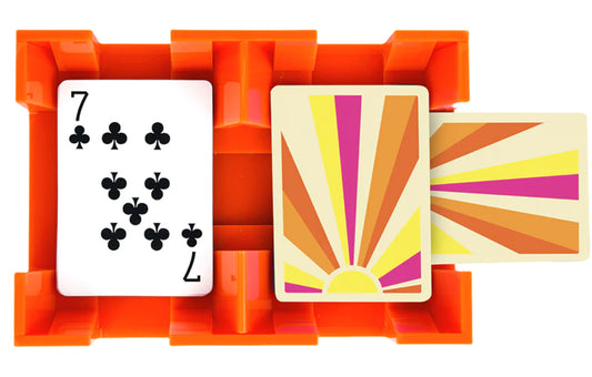 Canasta Spinner Tray Orange