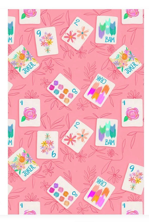 Bonjour MahjongDouble Sided Tea Towel