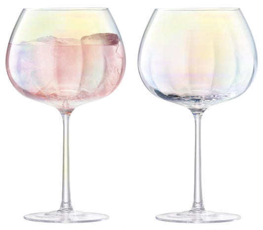 LSA Pearl Balloon Goblets set of 2