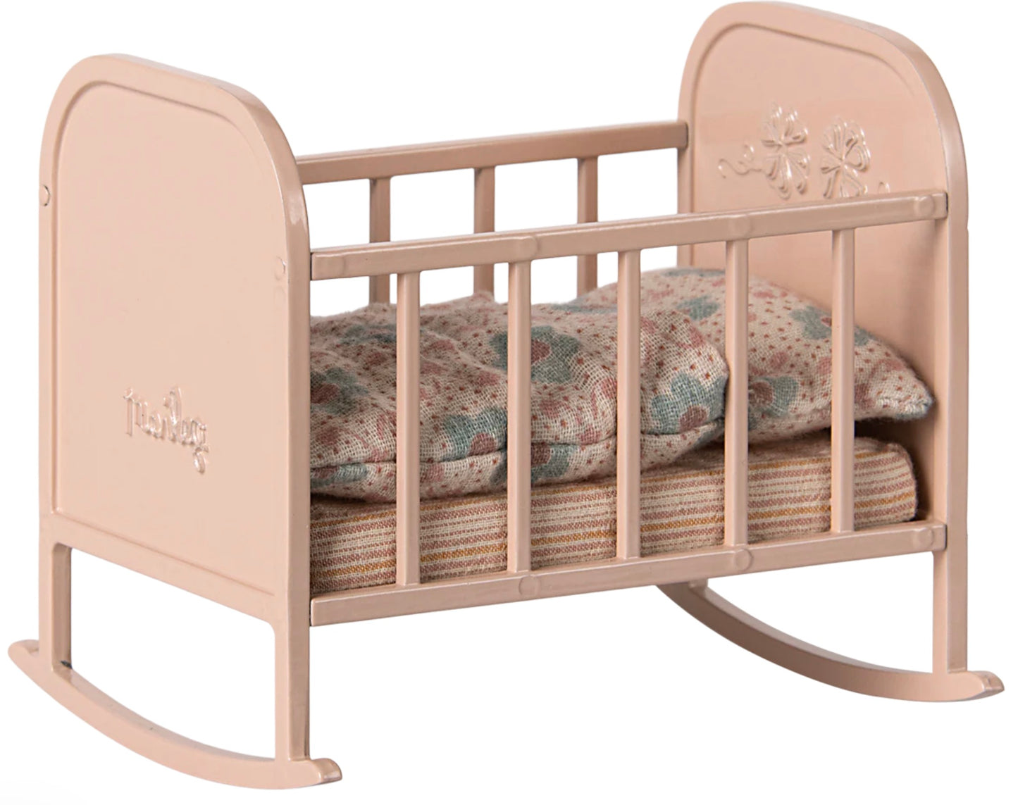 Maileg Cradle, My- Light Rose