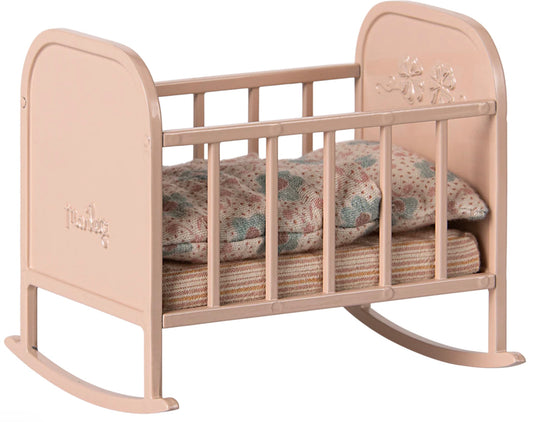 Maileg Cradle, My- Light Rose