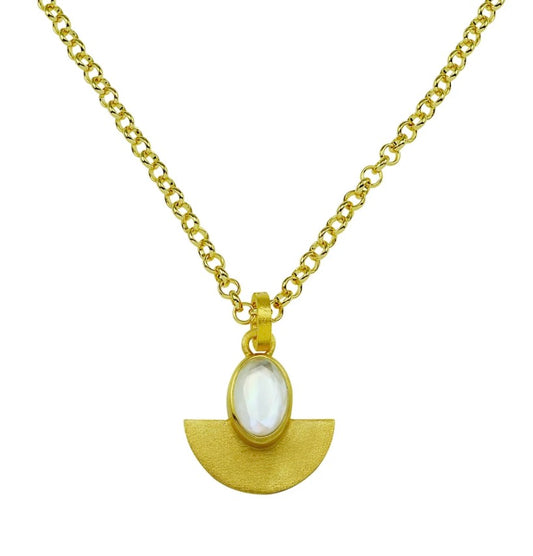 Betty Carre Atila Necklace Mother of Pearl