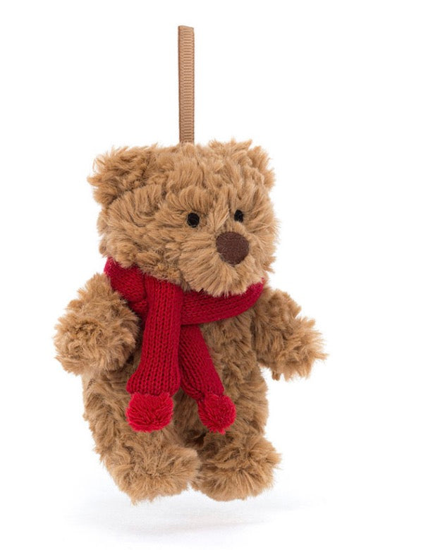 Jellycat Bear Ornament Scarf