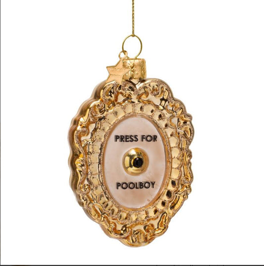 Press for Poolboy Ornament
