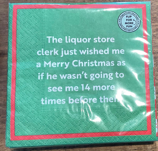 Merry Drunk Napkin