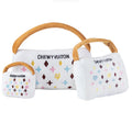 White Chewy Vuiton Handbag