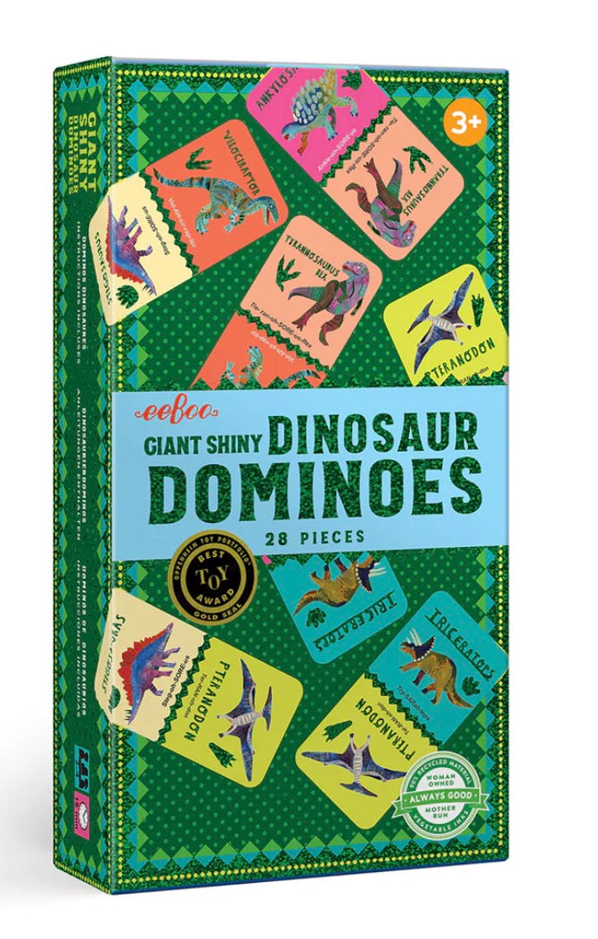 Giant Shiny Dinosaur Dominos
