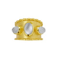 Betty Carre Medaglia Ring Mother of Pearl