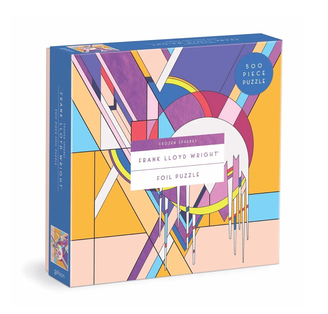Frank Lloyd Wright Frozen Spheres Foil Puzzle