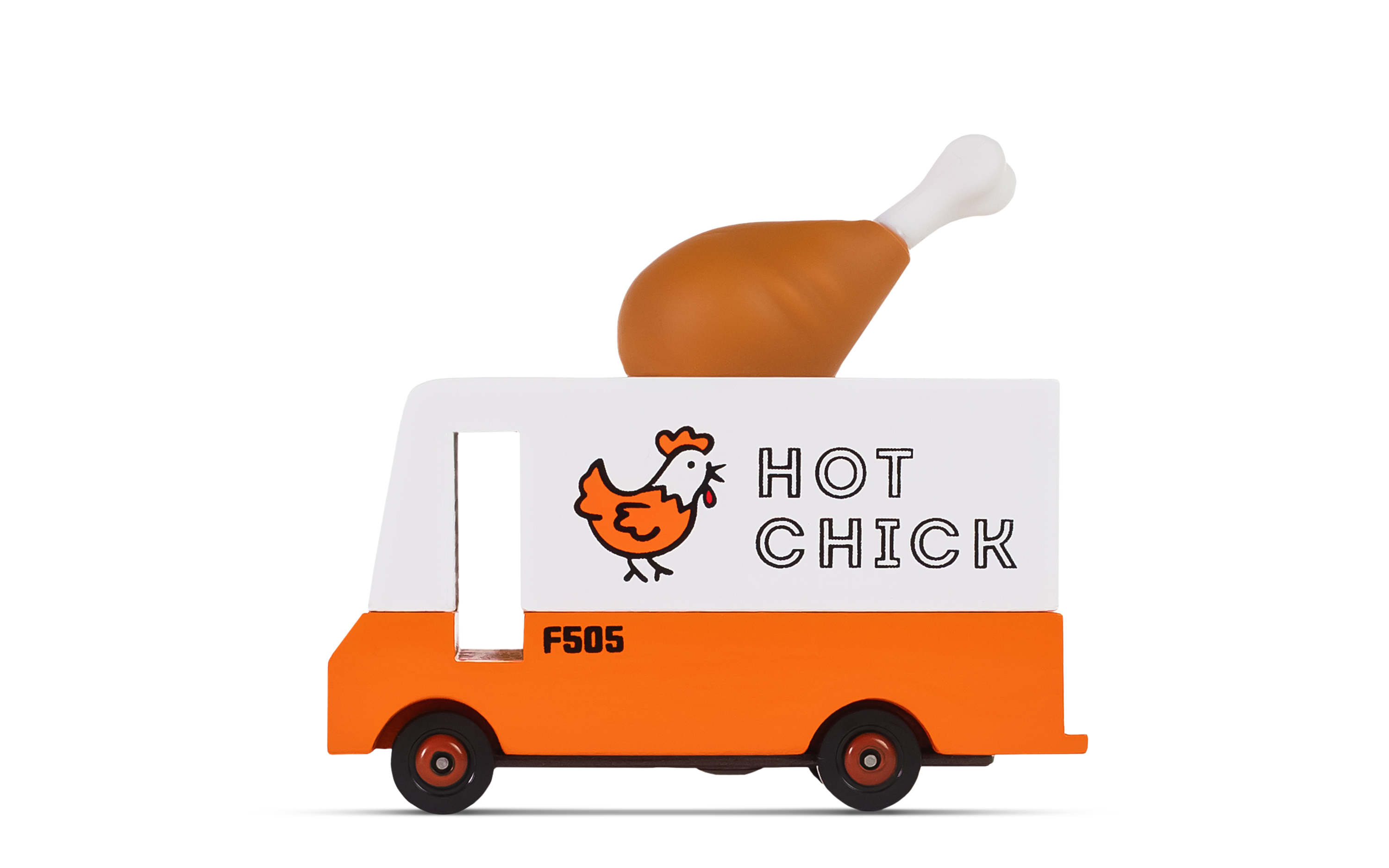 Candylab Fried Chicken Van wooden toy car