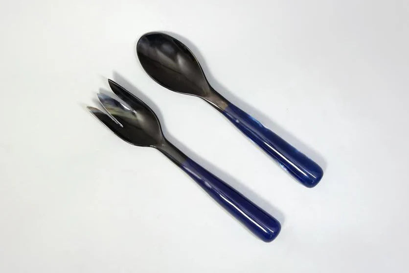 Nashi Home Horn Serving Set Azure