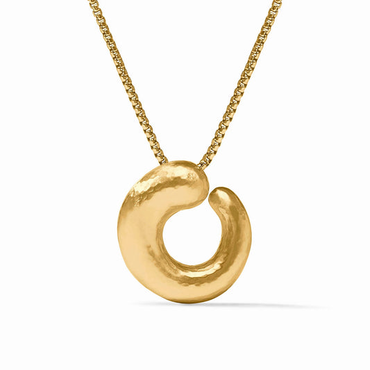 Julie Vos Solara Spiral Pendant Gold