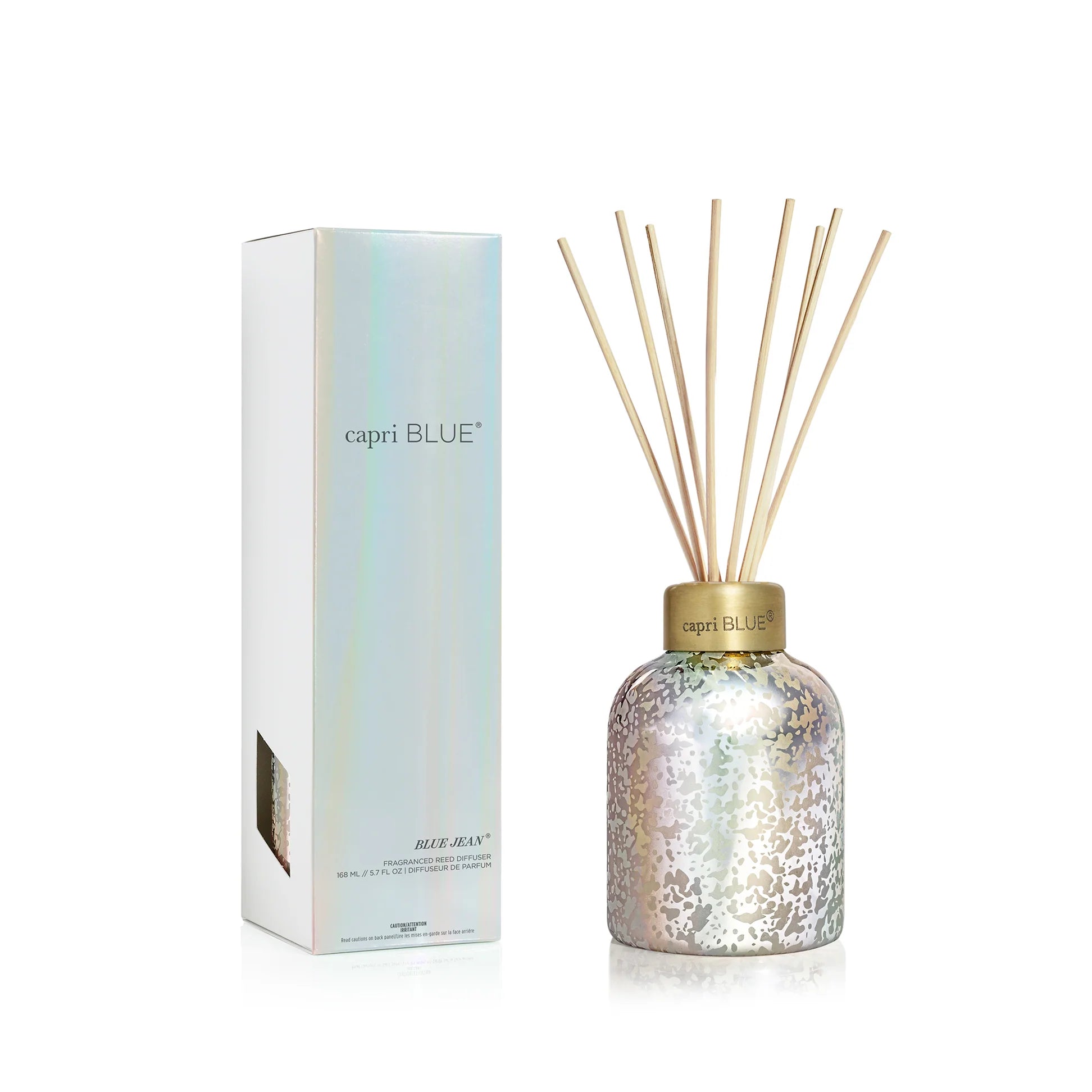 Capri Blue Blue Jean Mercury Iridescent Petite Reed Diffuser