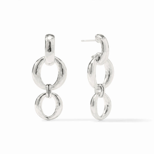 Julie Vos Solara Orbit Earring Silver