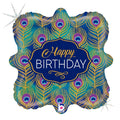 Holographic Happy Birthday Balloon 18 inch