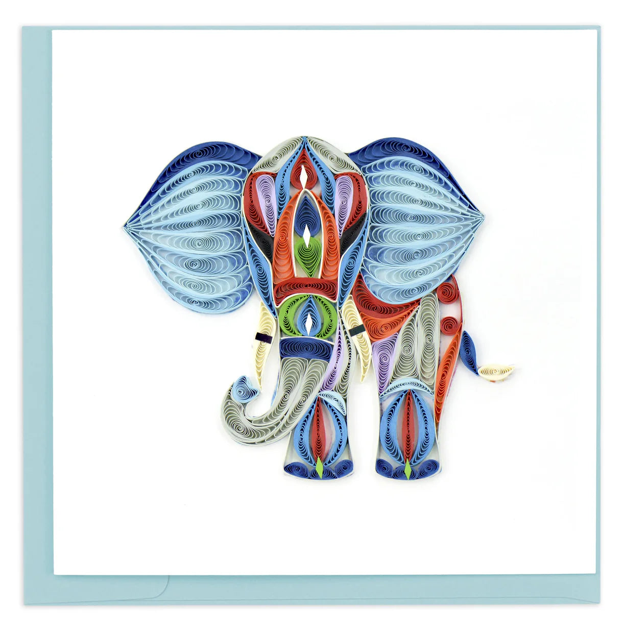 Quilled Elephant Card