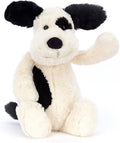 Jellycat Bashful Rufferty Black & Cream Puppy - Big